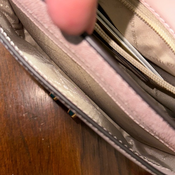 MICHAEL KORS SLOAN EDITOR MEDIUM FLAP SHOULDER MESSENGER BAG MK POWDER BLUSH - Picture 14 of 16